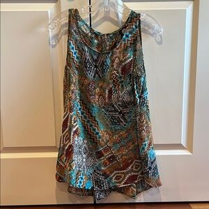 Bobeau Graphic Sleeveless Tank Top